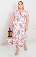 Vestido de tirantes estampado - VESTIDO LARGO CURVY Boutiquemirel 