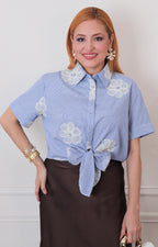 B*4-26*ELLISON*RT4249-6*AZUL - BLUSAS REGULAR Boutiquemirel 