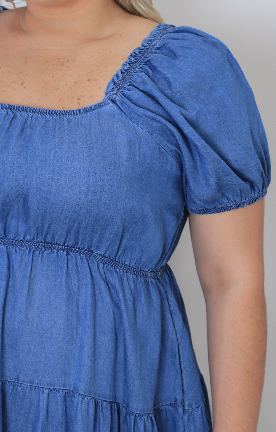 Vestido corto de mezclilla