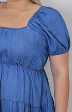 Vestido corto de mezclilla