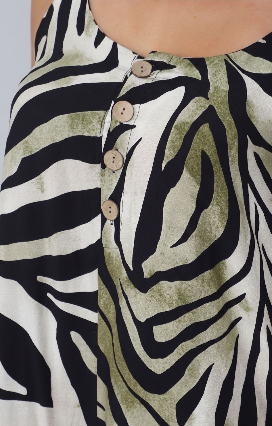 Palazzo con estampado de zebra