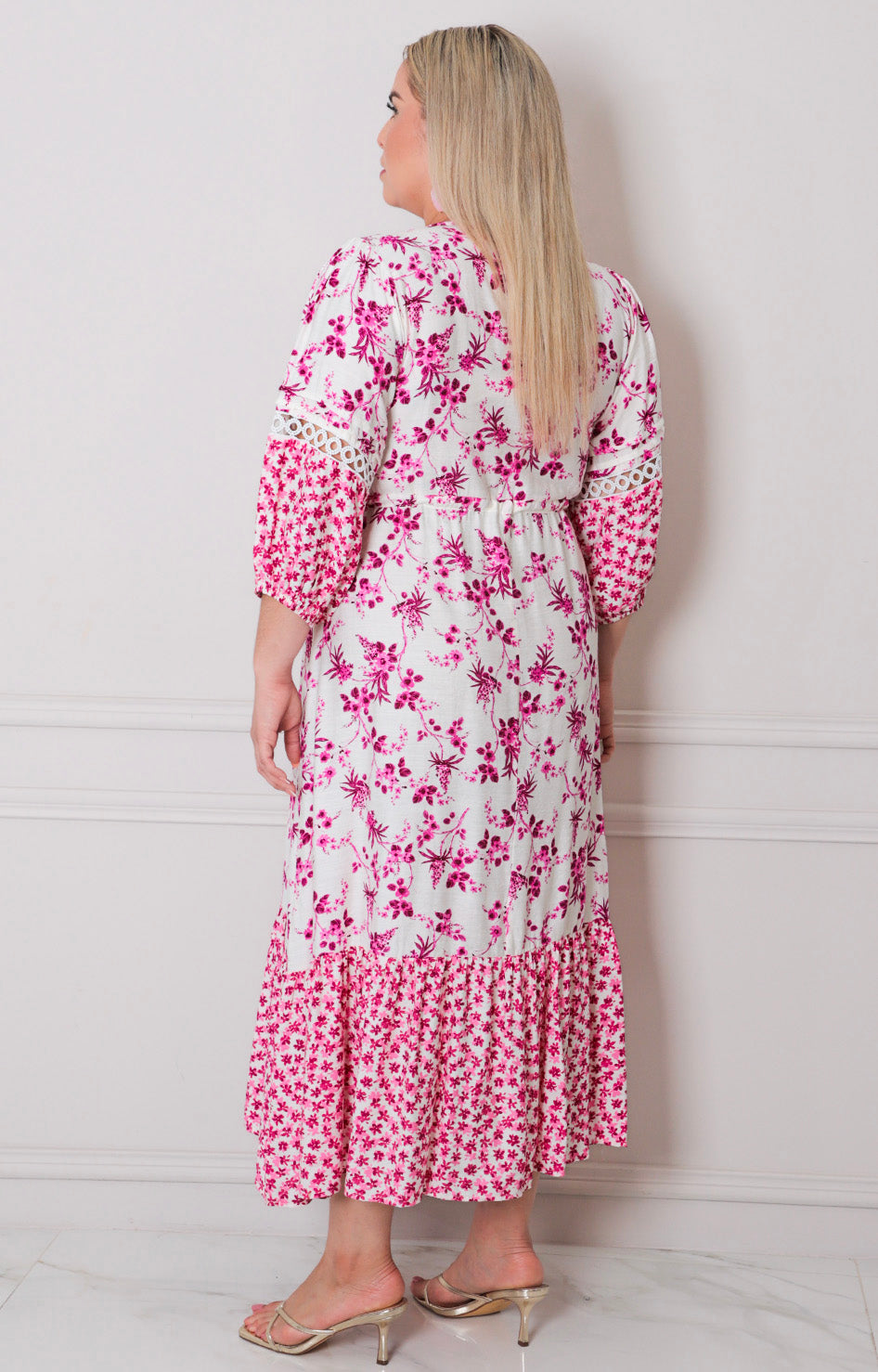 Vestido largo estampado - VESTIDO LARGO CURVY Boutiquemirel 