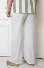 Pantalón blanco de tiro alto