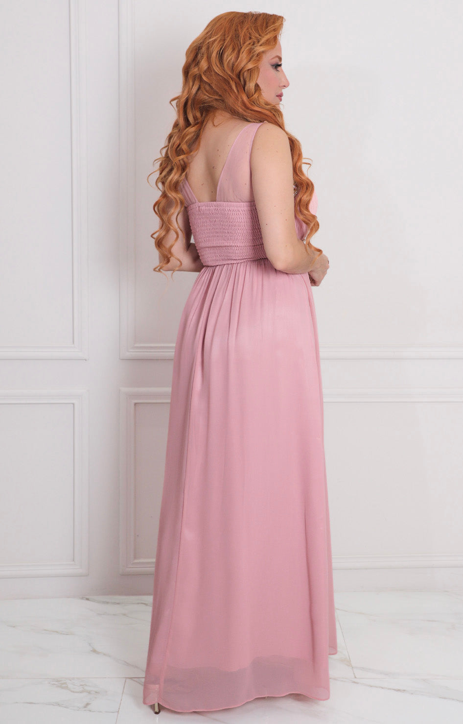 Vestido de tirantes con brillos - VESTIDO LARGO REGULAR Boutiquemirel 