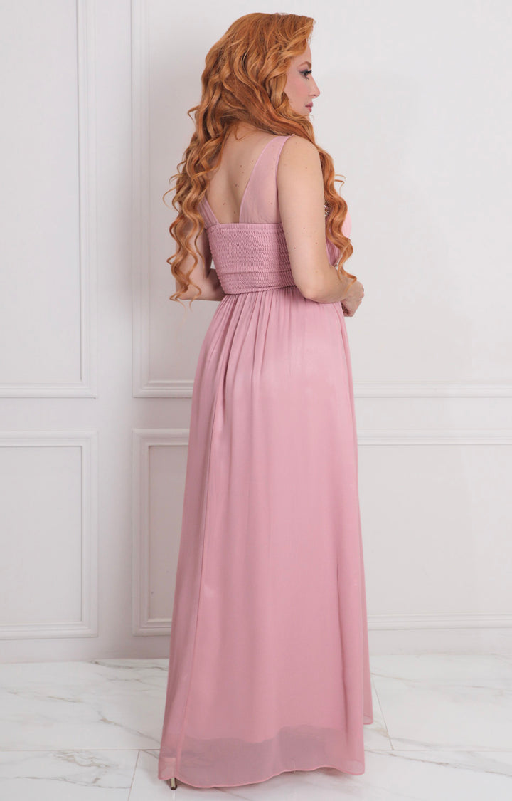 Vestido de tirantes con brillos - VESTIDO LARGO REGULAR Boutiquemirel 