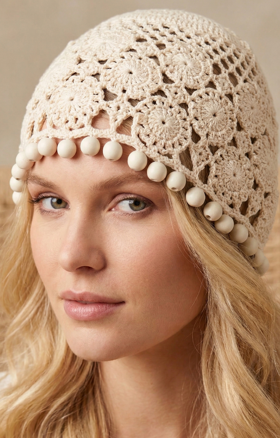 Sombrero Croché con Detalles de Pompones - SOMBREROS Boutiquemirel 