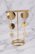 Aretes largos con diseño circular - ARETES Boutiquemirel 