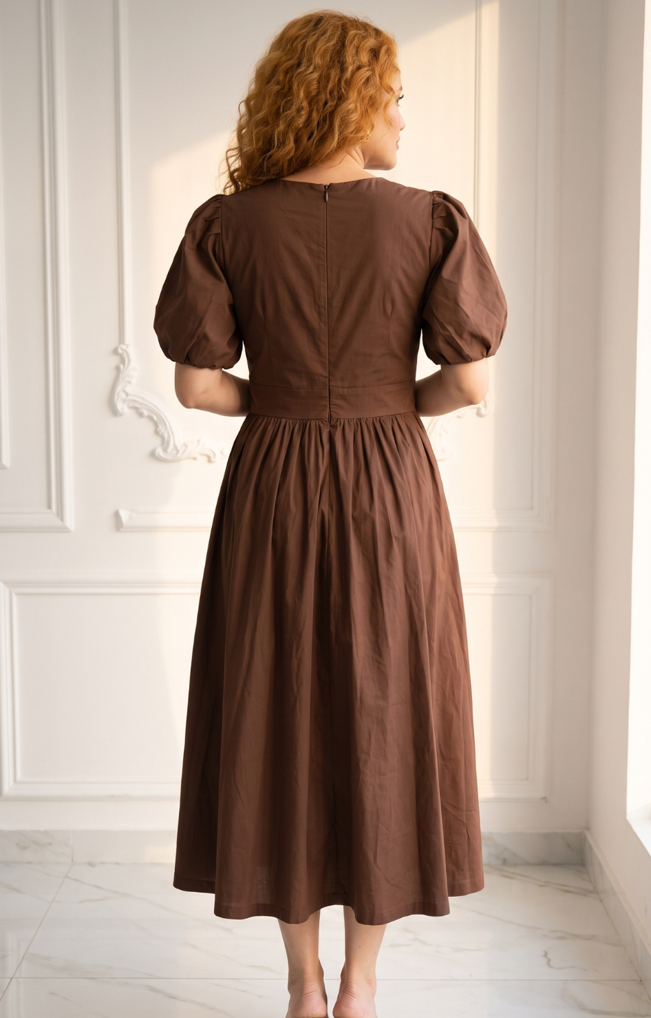 Vestido chocolate