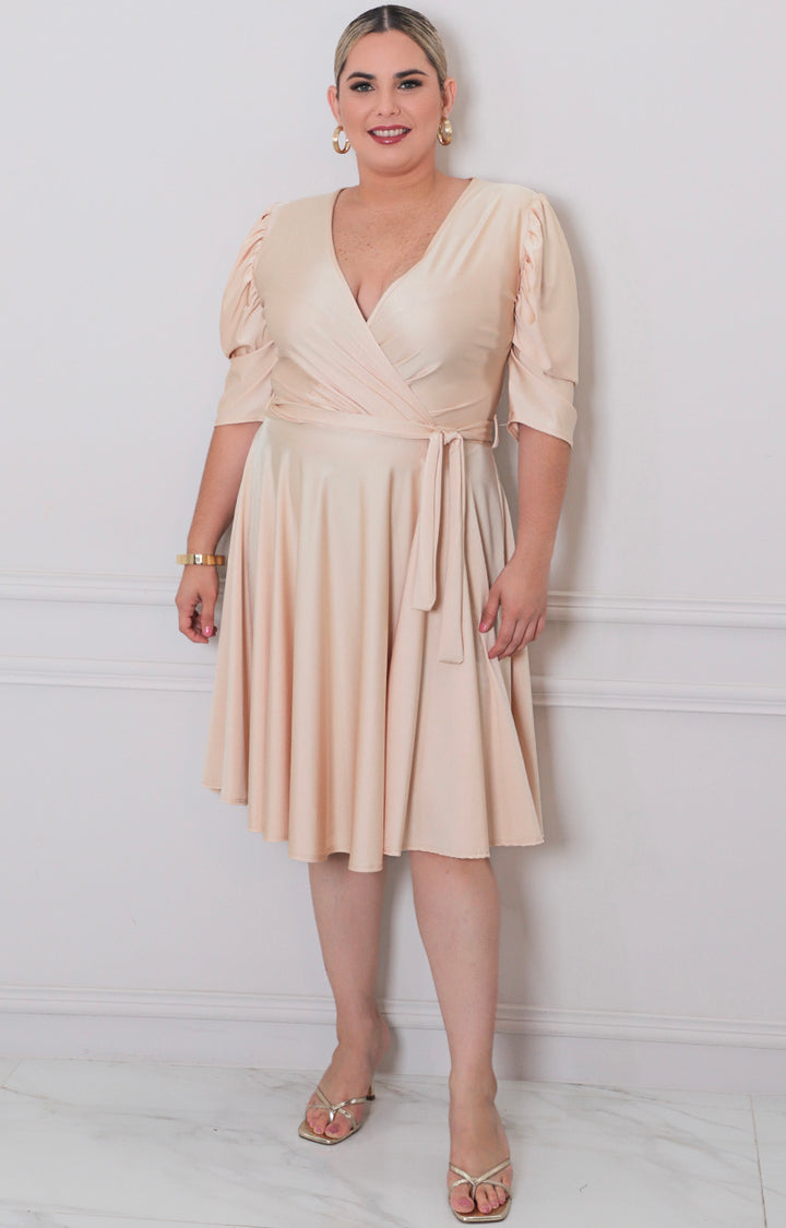 Vestido corto con lazo - VESTIDO CORTO CURVY Boutiquemirel 