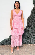 Vestido de encaje - VESTIDO LARGO REGULAR Boutiquemirel 