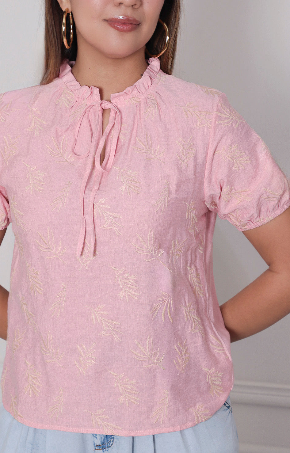 Blusa estampada con bordado - BLUSAS REGULAR Boutiquemirel 