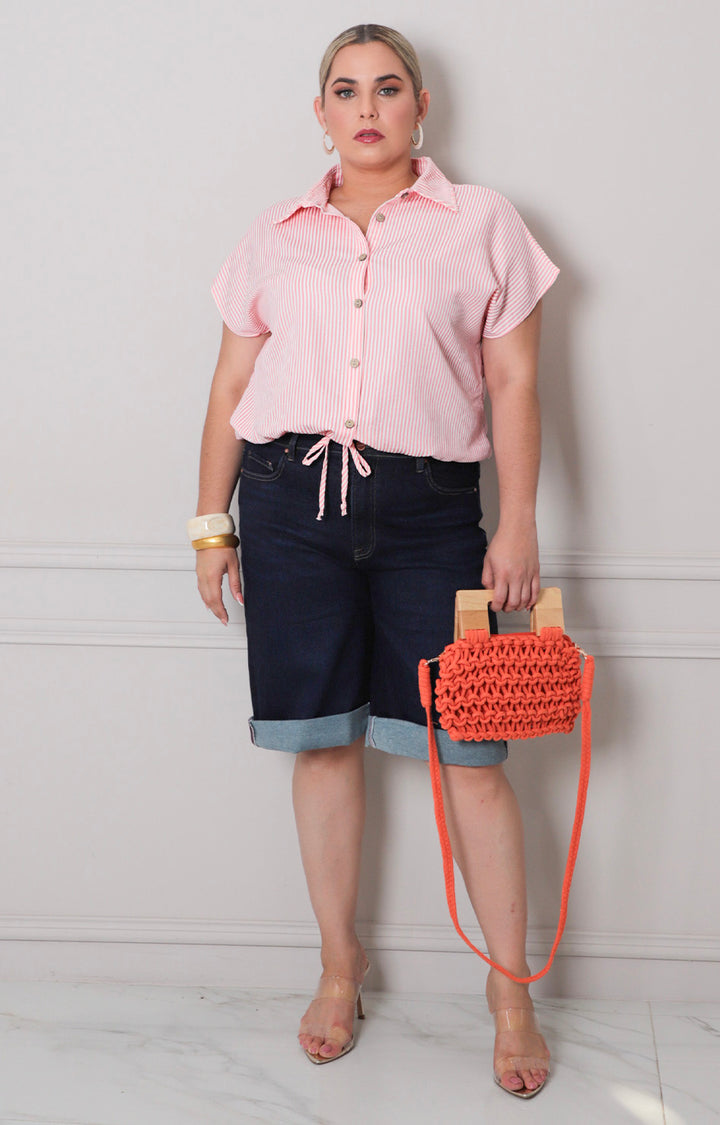 Short de mezclilla - SHORT MEZCLILLA CURVY Boutiquemirel 