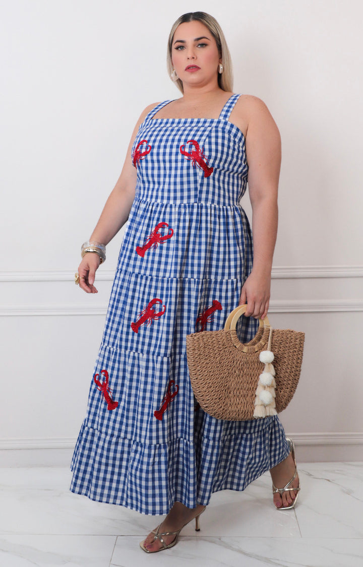 Vestido de tirantes estampado - VESTIDO LARGO CURVY Boutiquemirel 