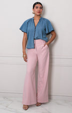 Blusa de mezclilla lisa - BLUSAS REGULAR Boutiquemirel 