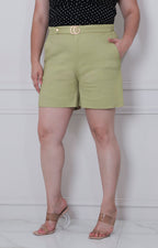 Short con hebilla dorada - SHORT CURVY Boutiquemirel 