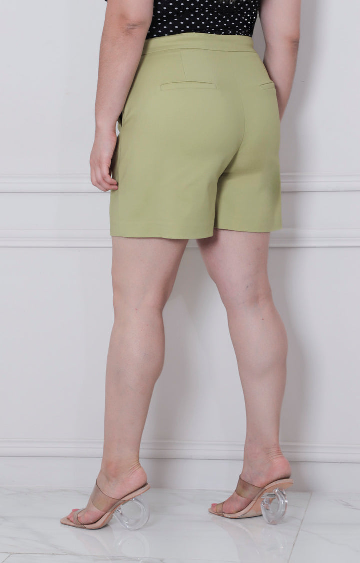 Short con hebilla dorada - SHORT CURVY Boutiquemirel 