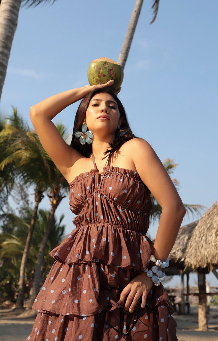 V*3-26*EMORY*IPJ4036D-1*CAFE - VESTIDO LARGO REGULAR Boutiquemirel 
