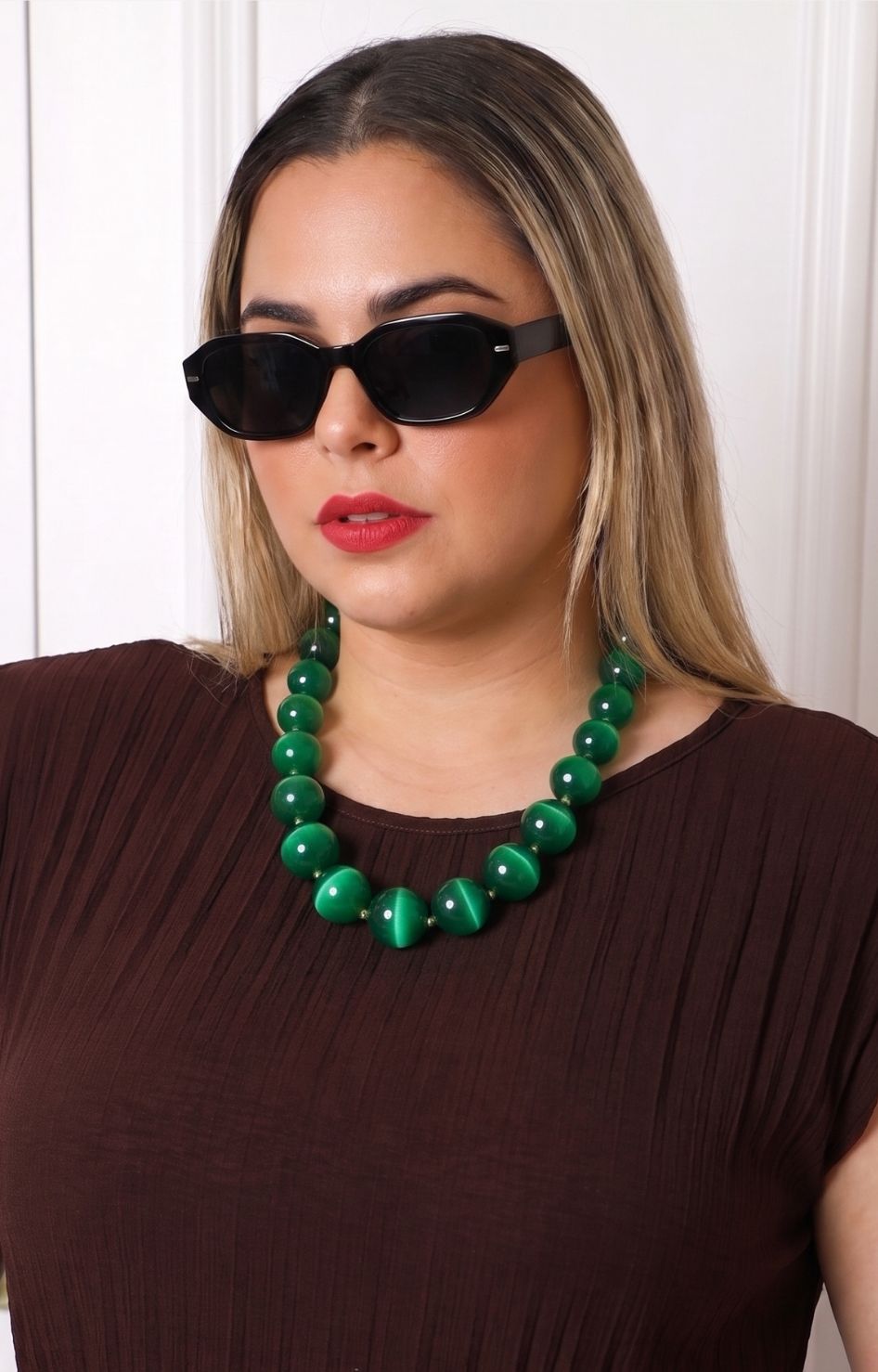 Collar maxi de esferas