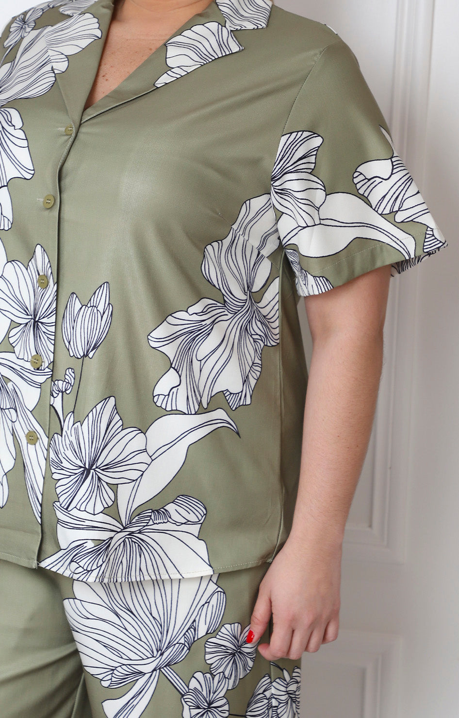 Conjunto estampado floral de dos piezas