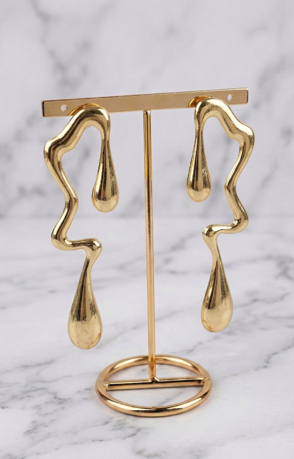 Aretes dorados - ARETES Boutiquemirel 