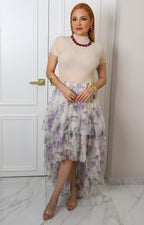 Blusa de punto con cuello alto