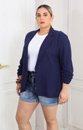 Saco azul marino