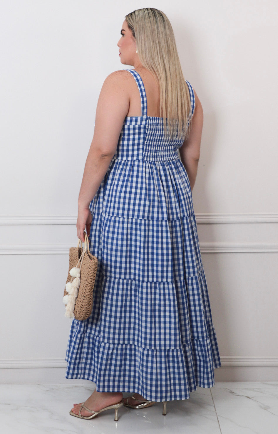 Vestido de tirantes estampado - VESTIDO LARGO CURVY Boutiquemirel 
