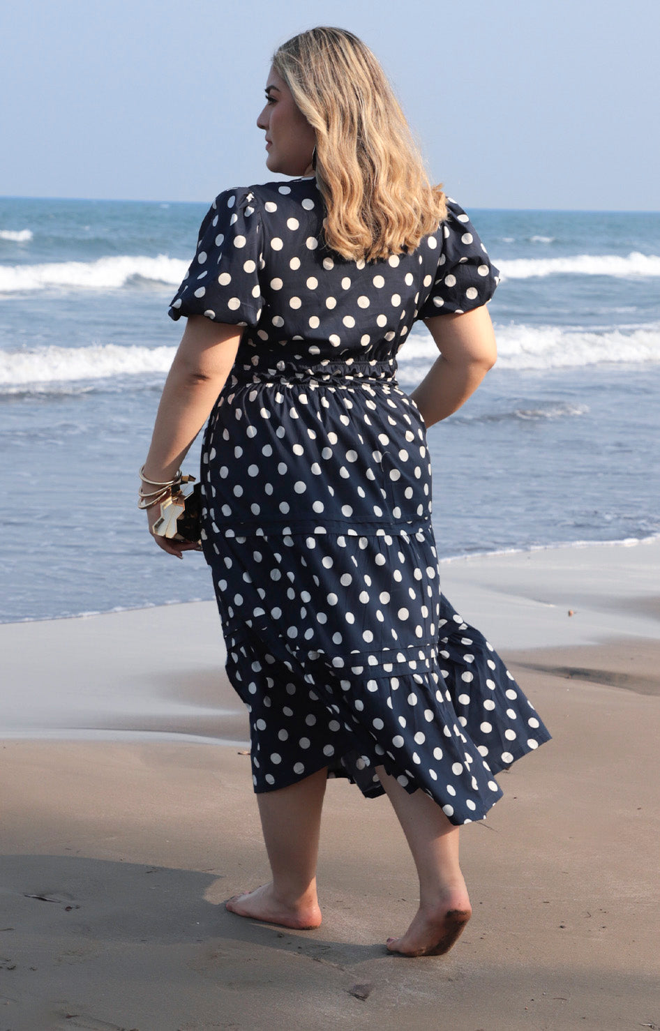 V*3-26*SHE+SKY*PST1288*AZUL MARINO - VESTIDO CORTO CURVY Boutiquemirel 