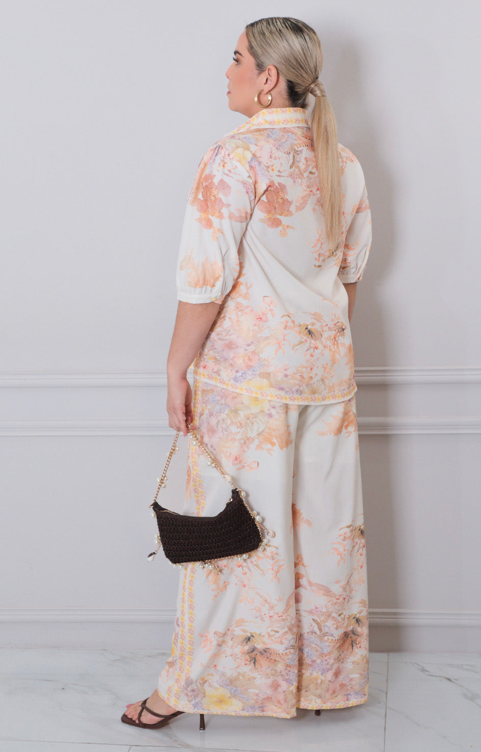 Conjunto beige estampado - CONJUNTO CURVY Boutiquemirel 