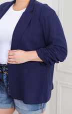Saco azul marino