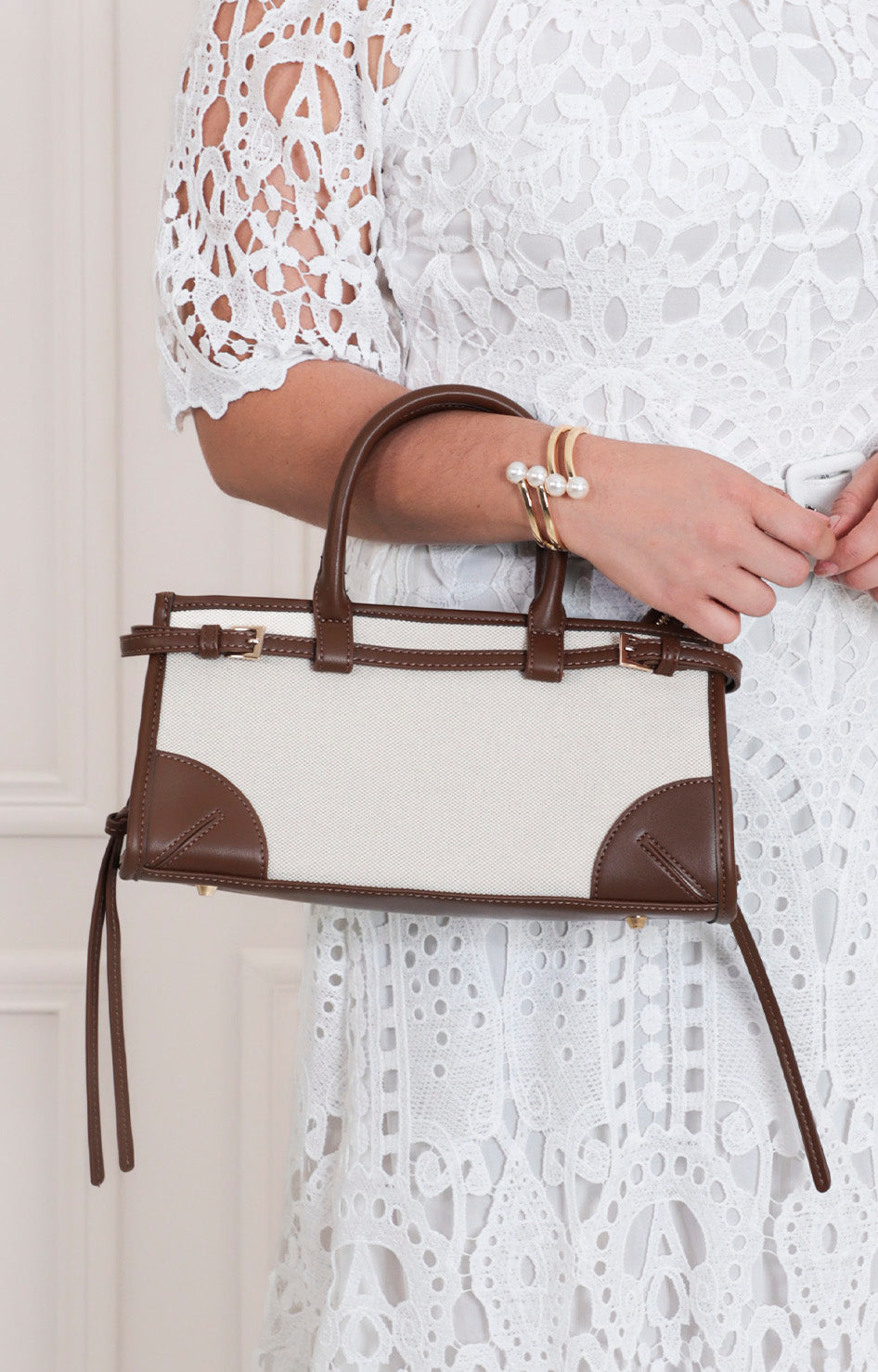 Bolsa Beige de Mujer Elegante