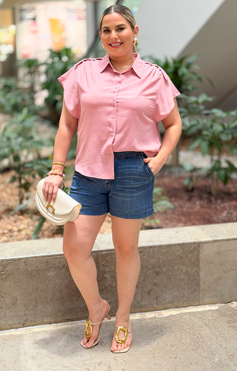 Short de mezclilla