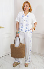 Conjunto con estampado costero