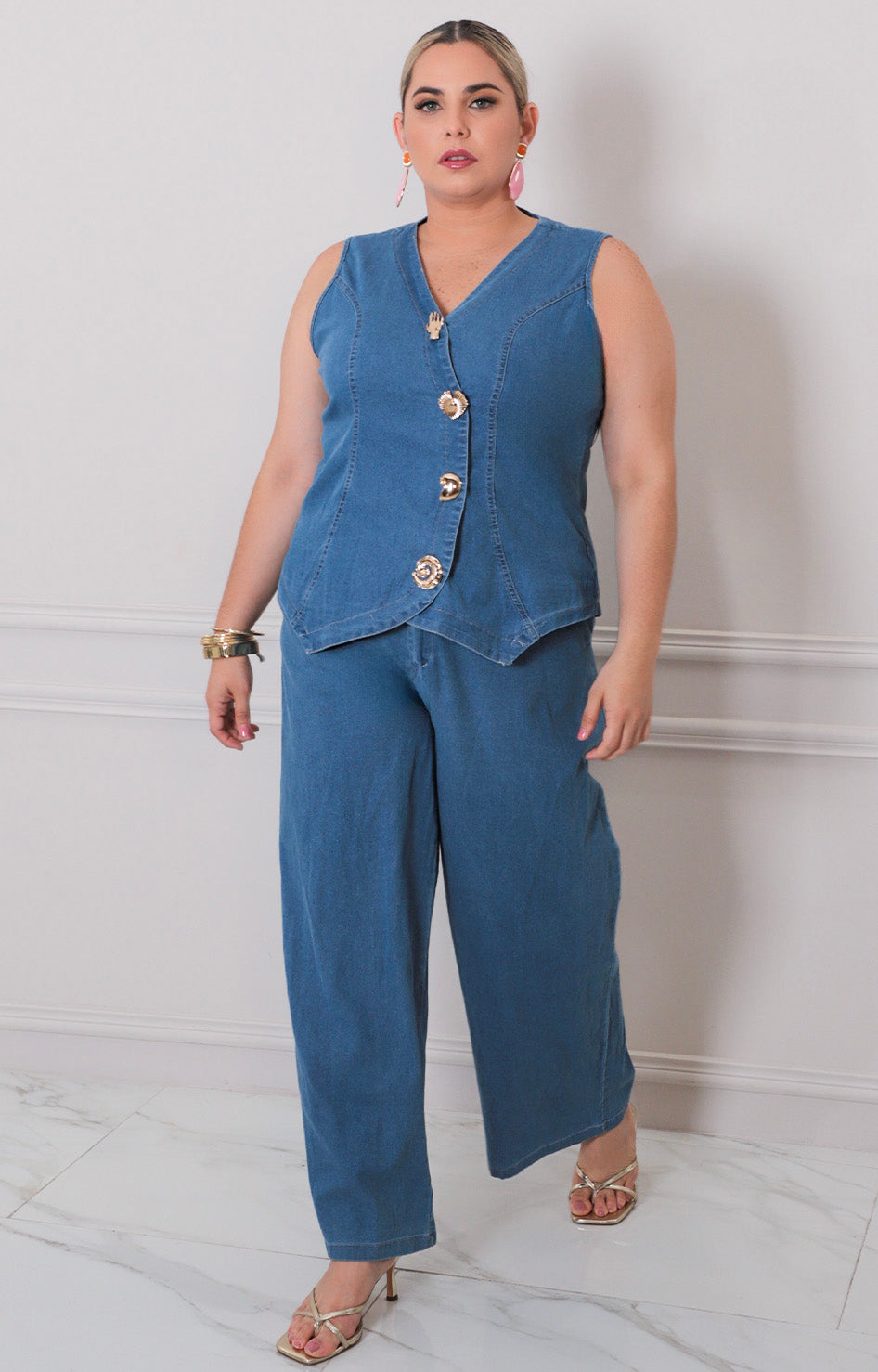 Conjunto de mezclilla - CONJUNTO CURVY Boutiquemirel 