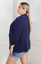 Saco azul marino