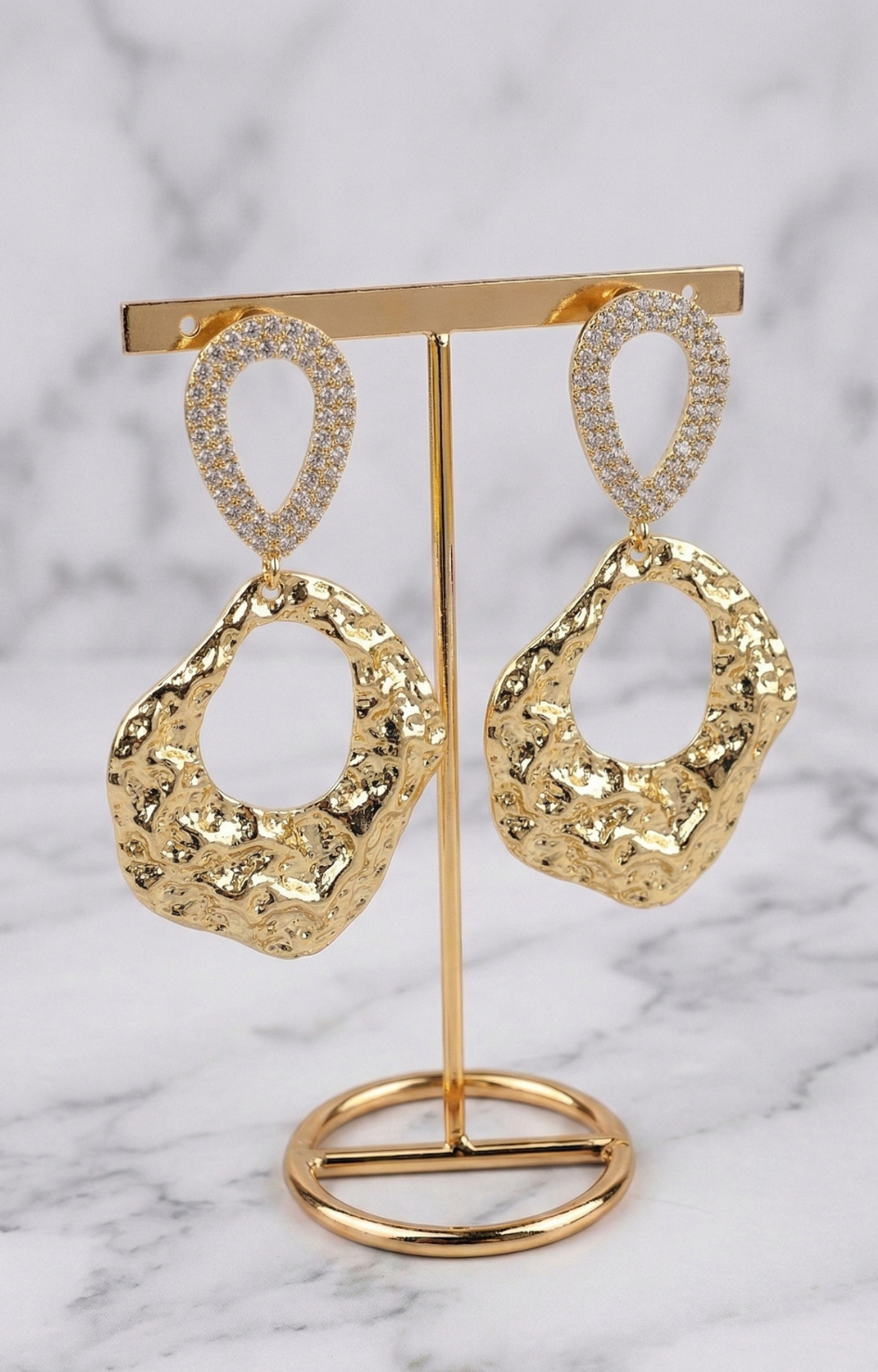 A*3-26*H&amp;D*AME3785*DORADO - ARETES Boutiquemirel 