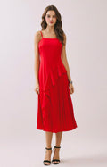 V*1-26*TCEC*CD06493*ROJO - VESTIDO CORTO REGULAR Boutiquemirel 