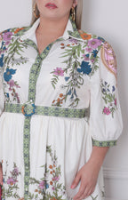 V*2-26*LA REYNA*2283X*ESTAMPADO - VESTIDO CORTO CURVY Boutiquemirel 