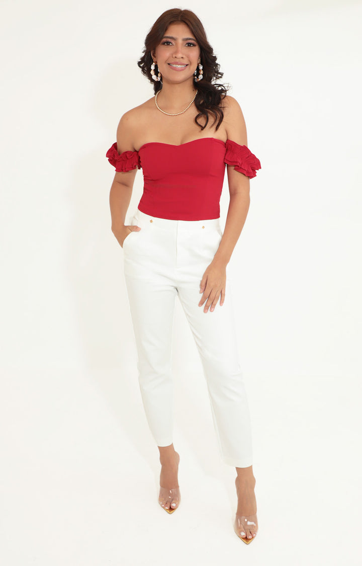 Blusa roja - BLUSA Boutiquemirel 