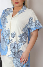 Conjunto estampado floral de dos piezas