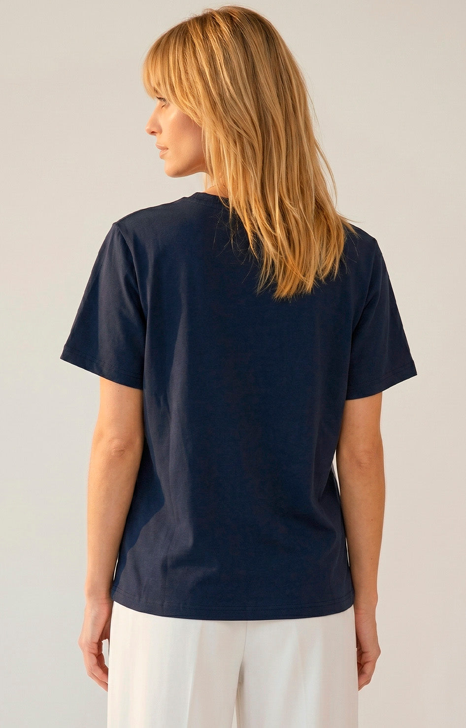 Blusa con aplicación de encaje
