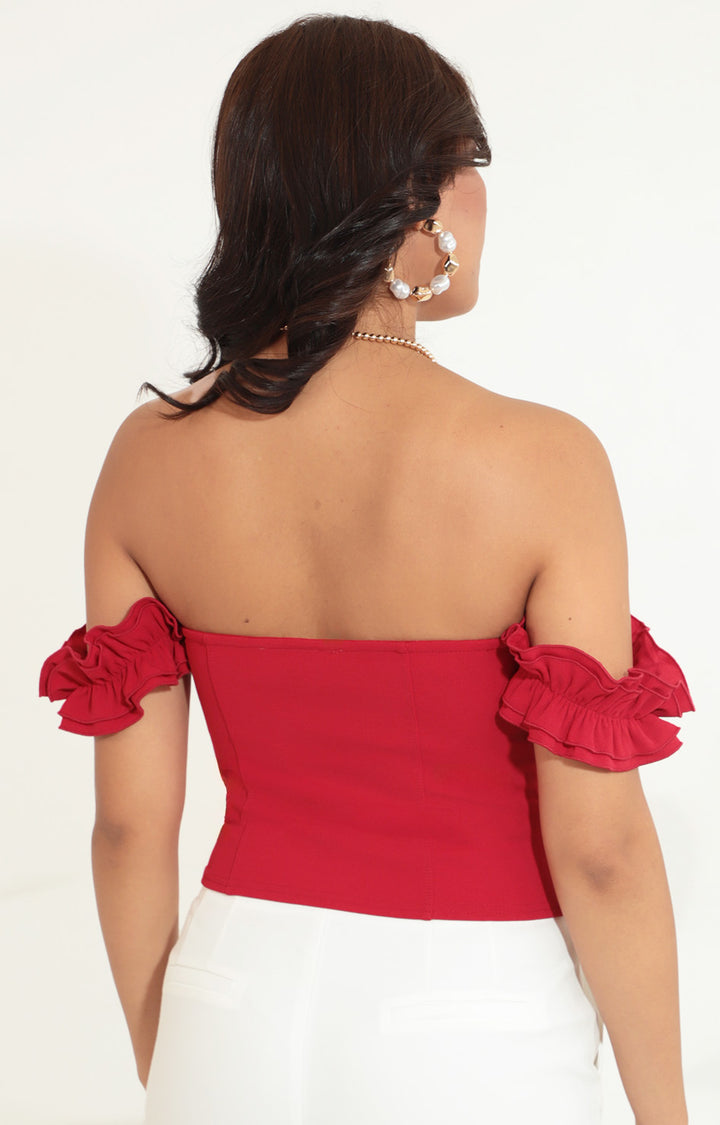 Blusa roja - BLUSA Boutiquemirel 