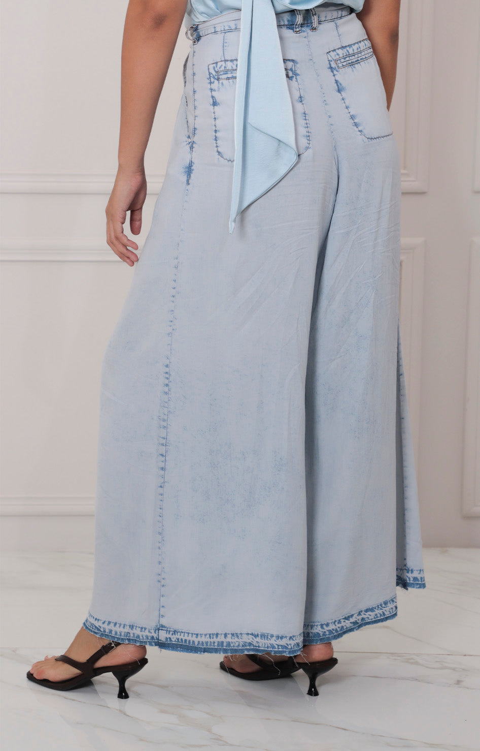 Pantalòn de mezclilla amplio - PANTALON MEZCLILLA REGULAR Boutiquemirel 