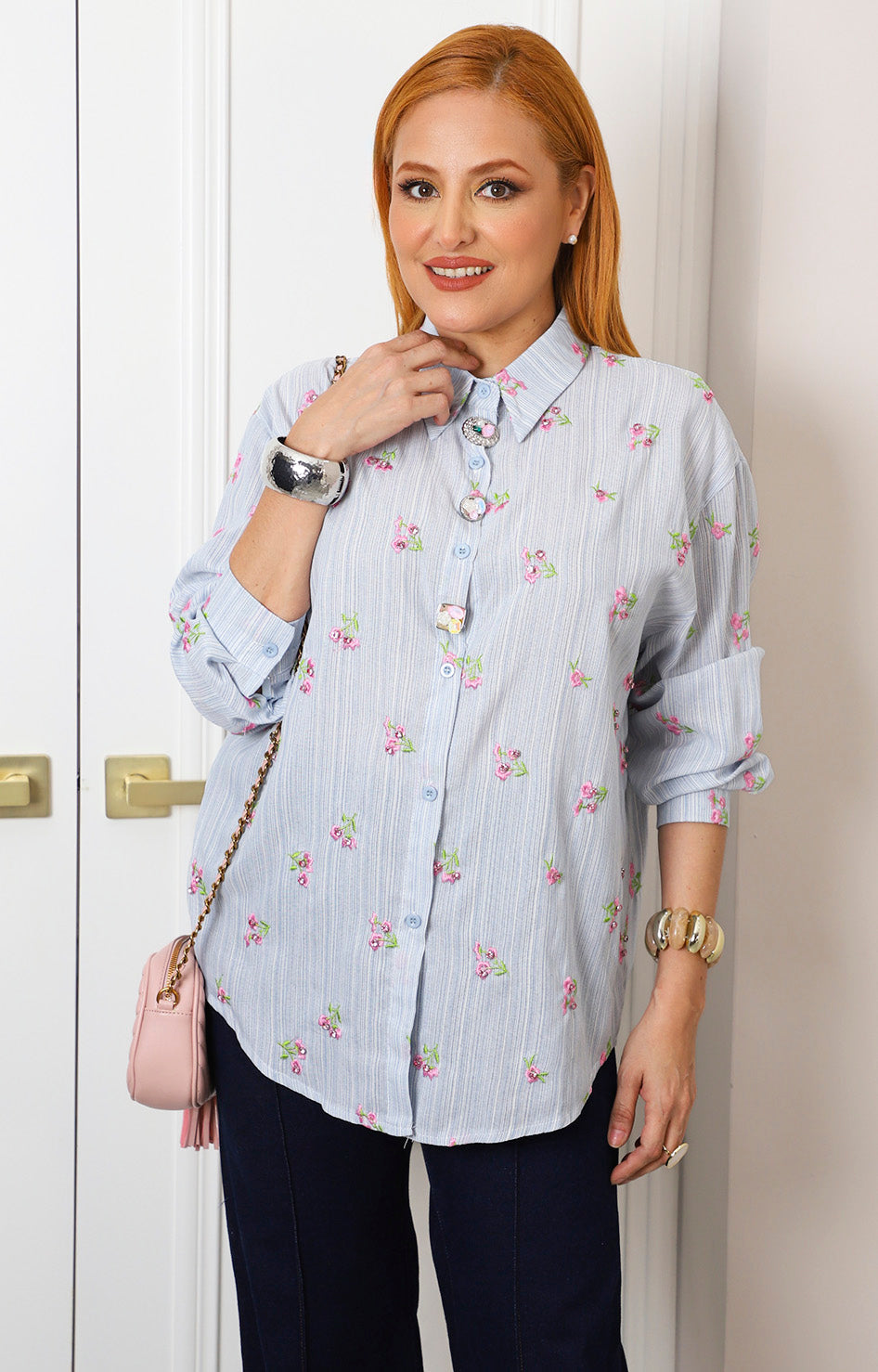 Blusa camisera floral