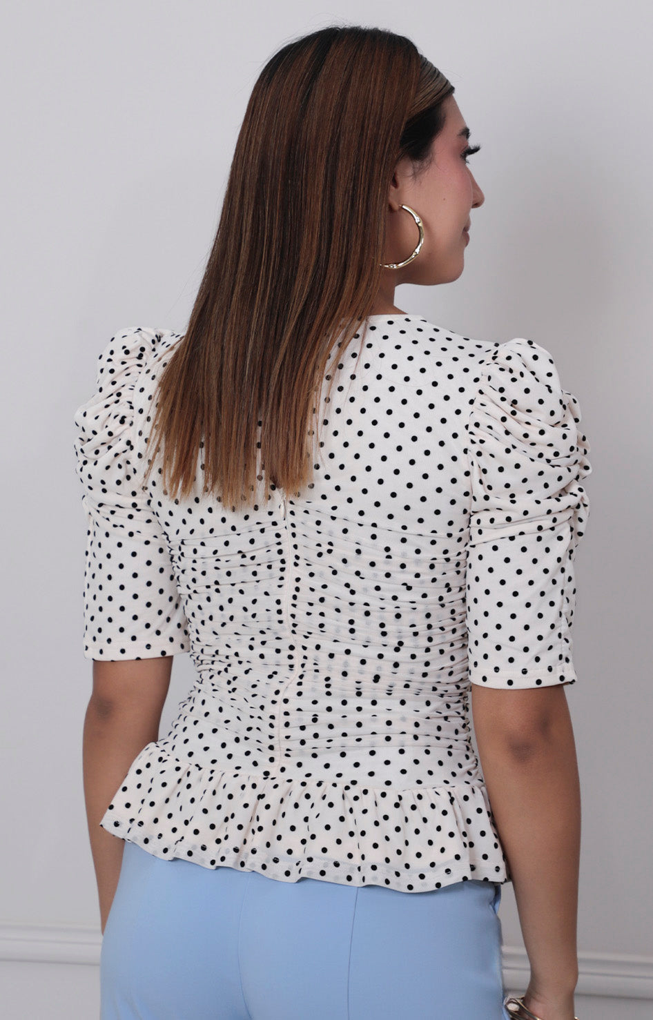 Blusa estampada polka dots - BLUSAS REGULAR Boutiquemirel 