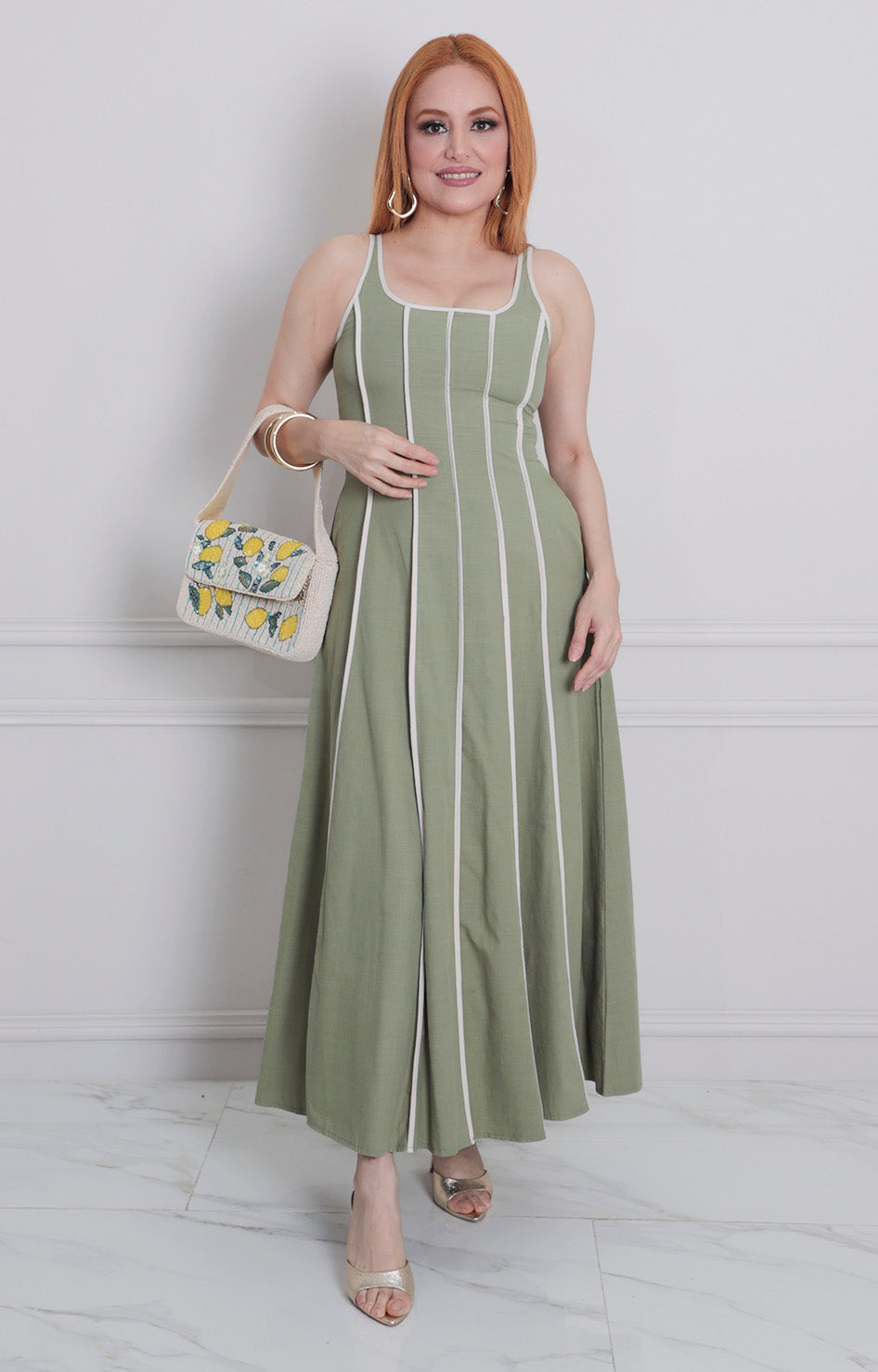 Vestido largo de tirantes - VESTIDO LARGO REGULAR Boutiquemirel 