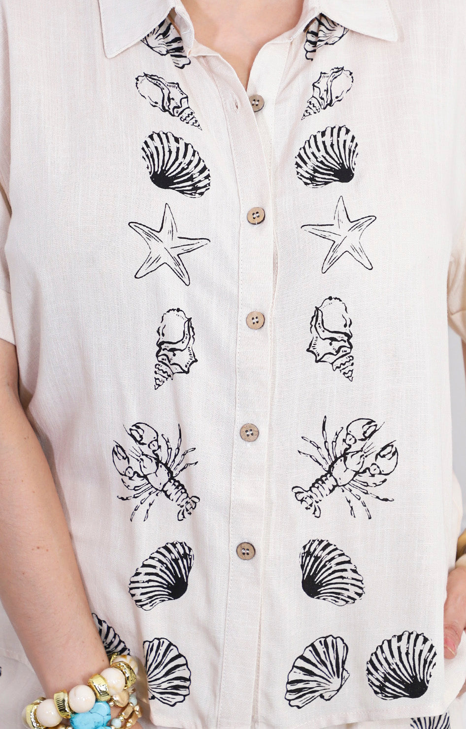 Conjunto con estampado costero