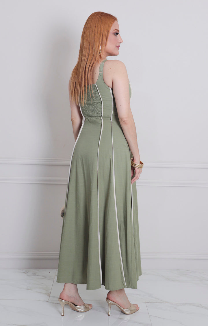 Vestido largo de tirantes - VESTIDO LARGO REGULAR Boutiquemirel 