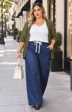 Cardigan tejido calado
