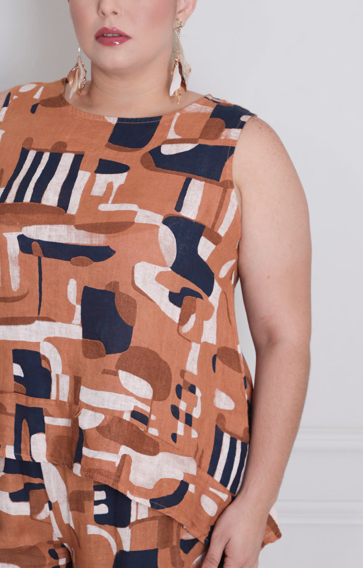 Conjunto cafè estampado - CONJUNTO Boutiquemirel 